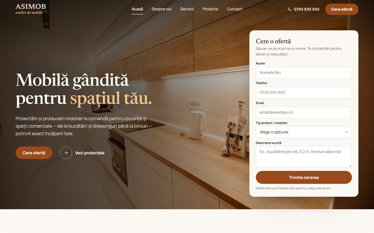 Captură de ecran: ASIMOB